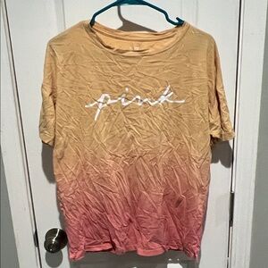 PINK Victoria's Secret Tan Tee